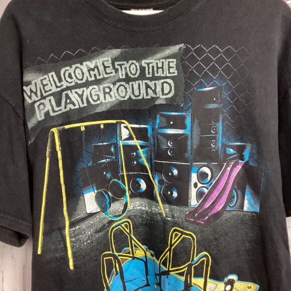 Vintage Tee Shirt Welcome To The Playground DJ Club XL - Picture 2 of 9
